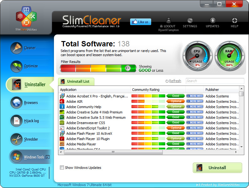 SlimCleaner 4.3.1.87 Crack Plus Torrent Key Download gratuito 2022