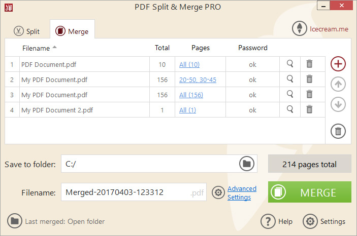 Icecream PDF Split Merge Pro 4.3.1 Crack con download della versione completa di Keygen